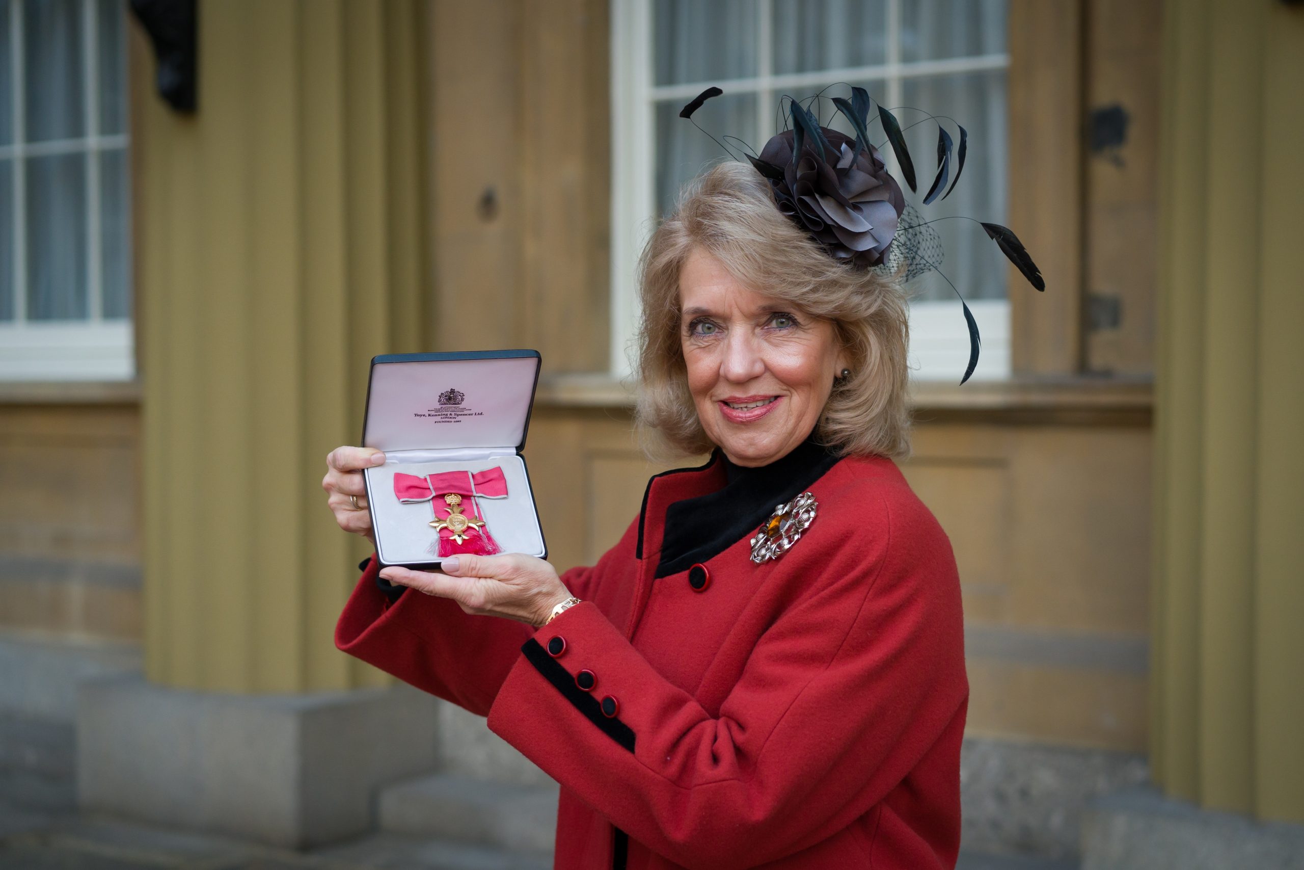 Jeanette Forbes at Buckingham Palace